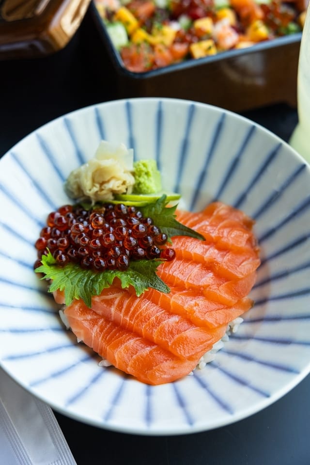 Sake Ikura Don.