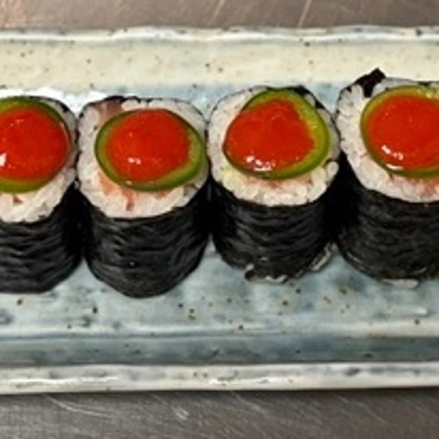 Spicy Salmon Maki.